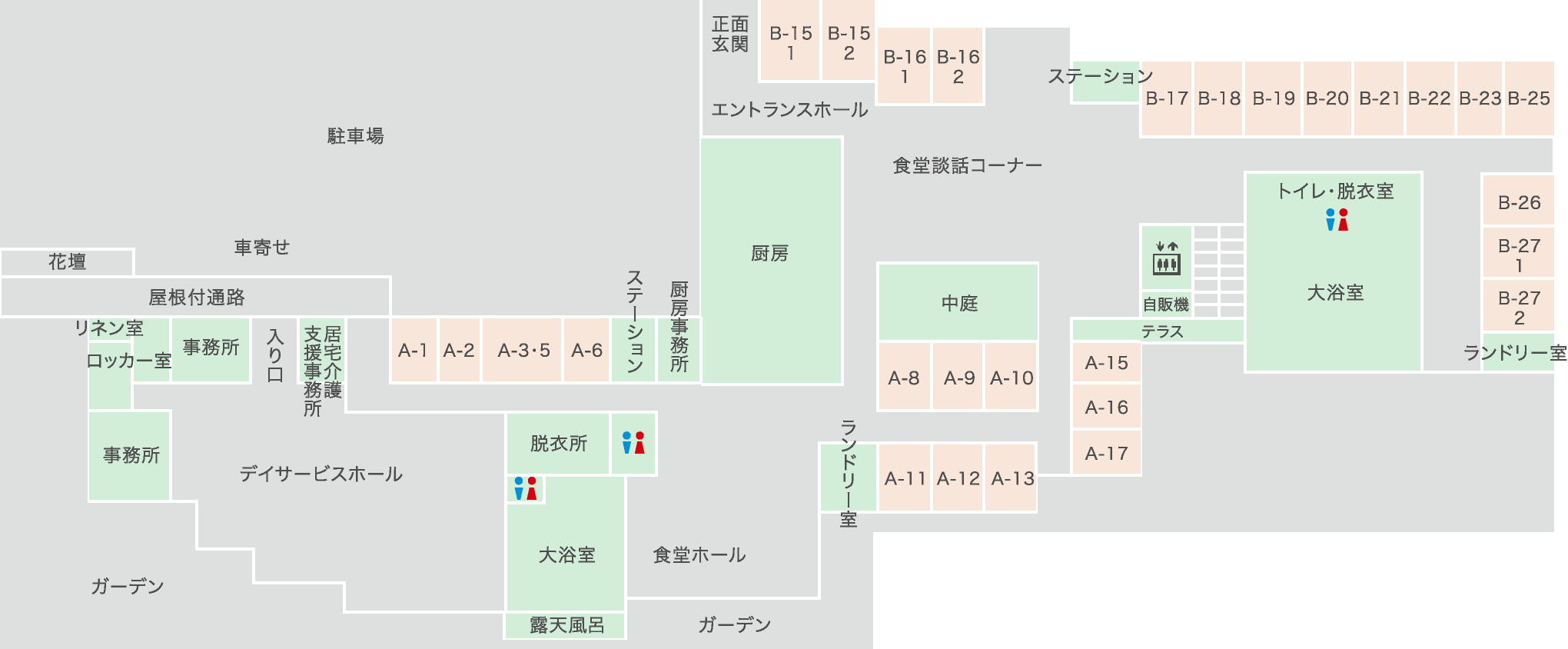 別館 2F フロアガイド